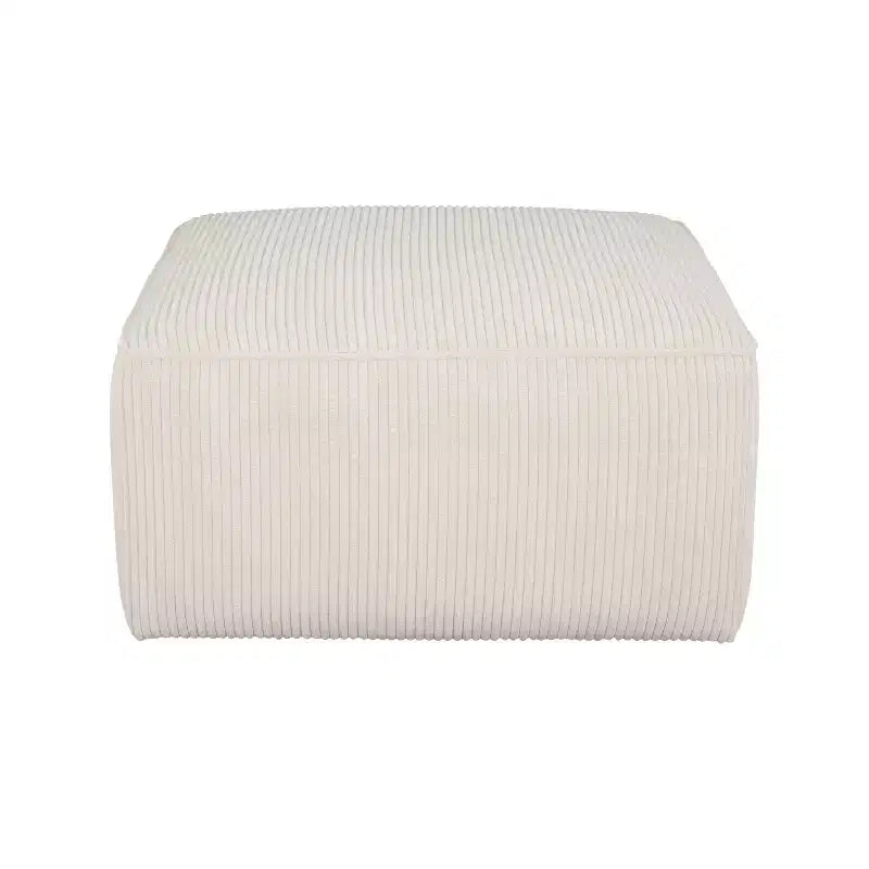 Poufs carrés rembourrés polyvalents modernes pour l'intérieur