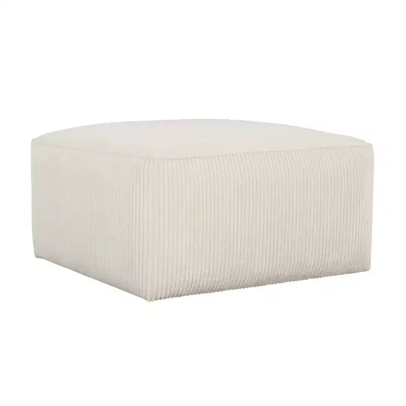 Poufs carrés rembourrés polyvalents modernes pour l'intérieur