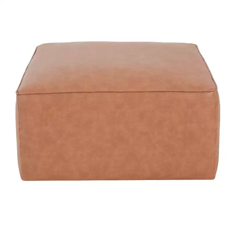 Poufs carrés rembourrés polyvalents modernes pour l'intérieur