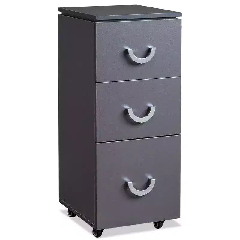 Chariot de salon à roulettes, 3 tiroirs, porte-outils latéraux