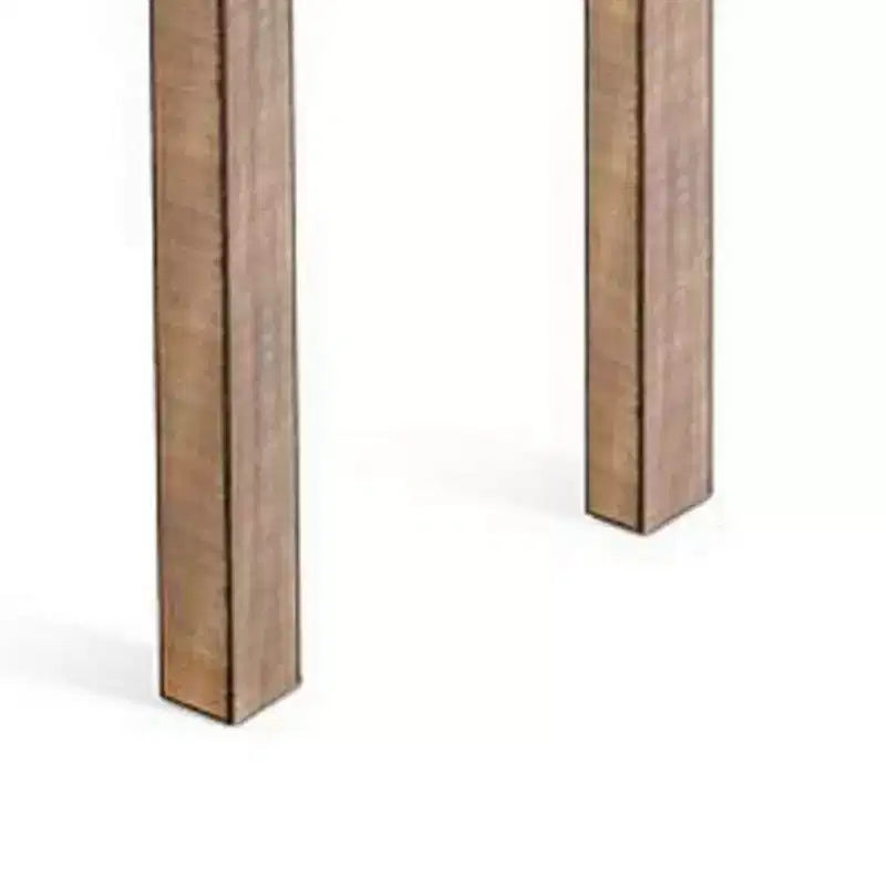 Table de salle à manger haute | Plateau rectangulaire 48 po | Bois d'acajou