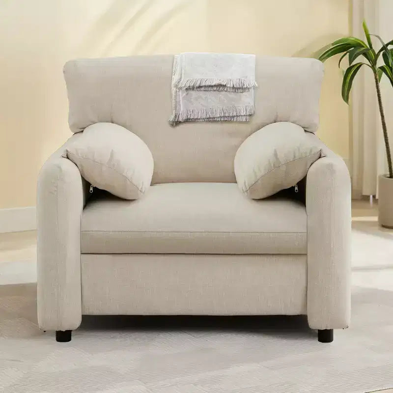 Fauteuil d'appoint moderne en chenille 39